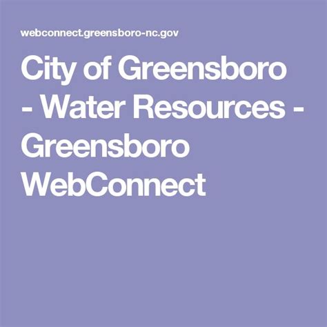 city of greensboro water|Iba pa.